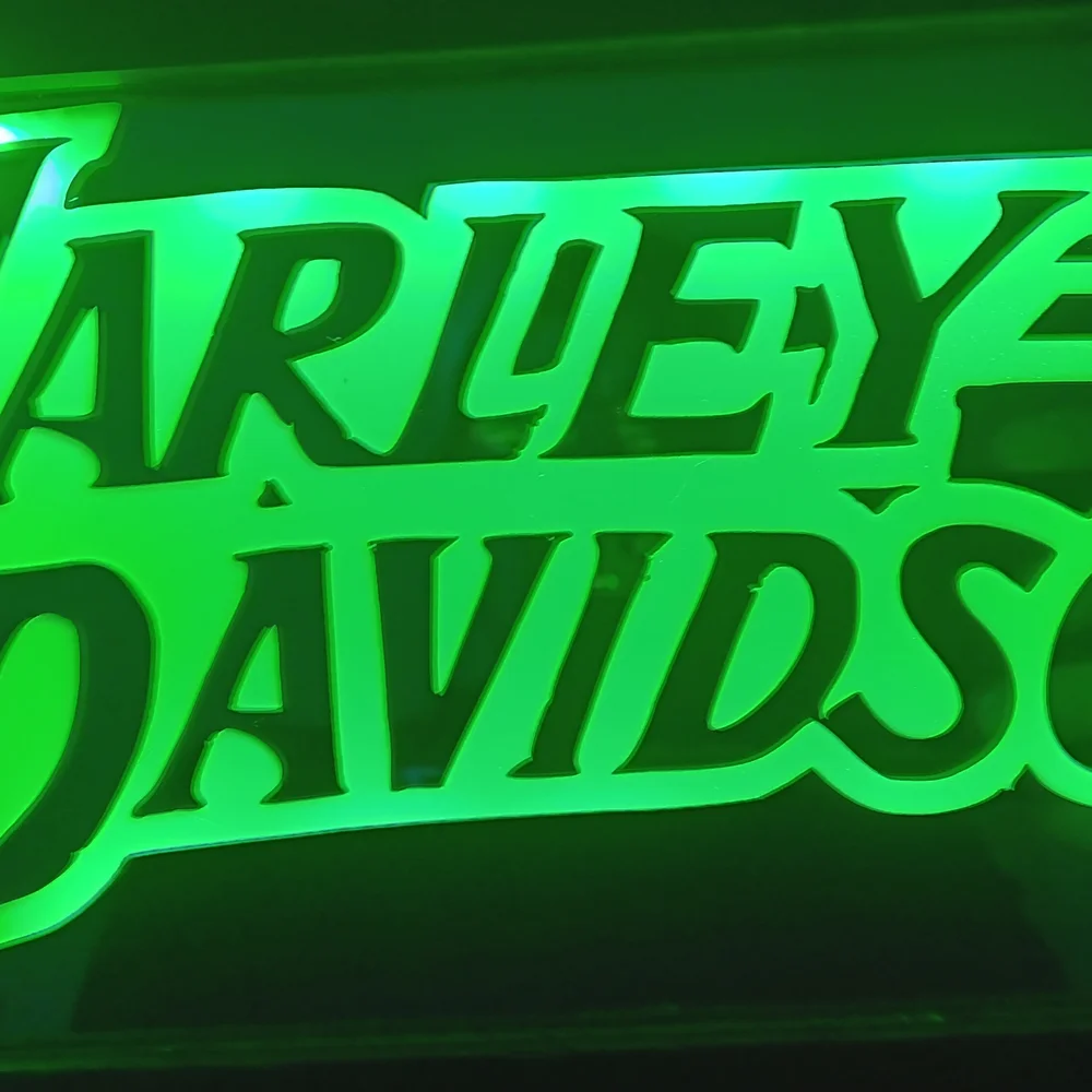 CHarley-Davidson LED Wall Mirror